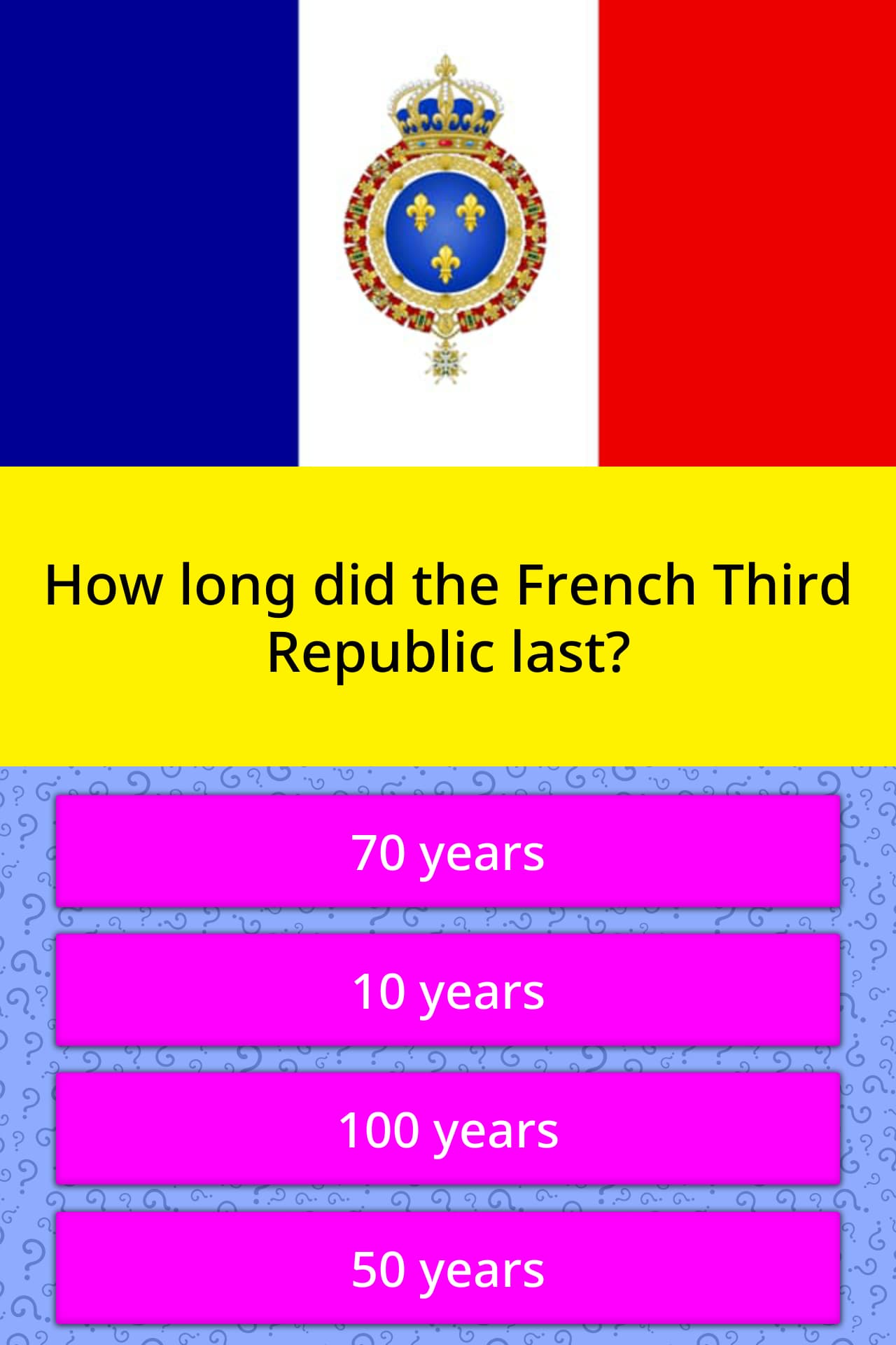 how-long-did-the-french-third-trivia-answers-quizzclub