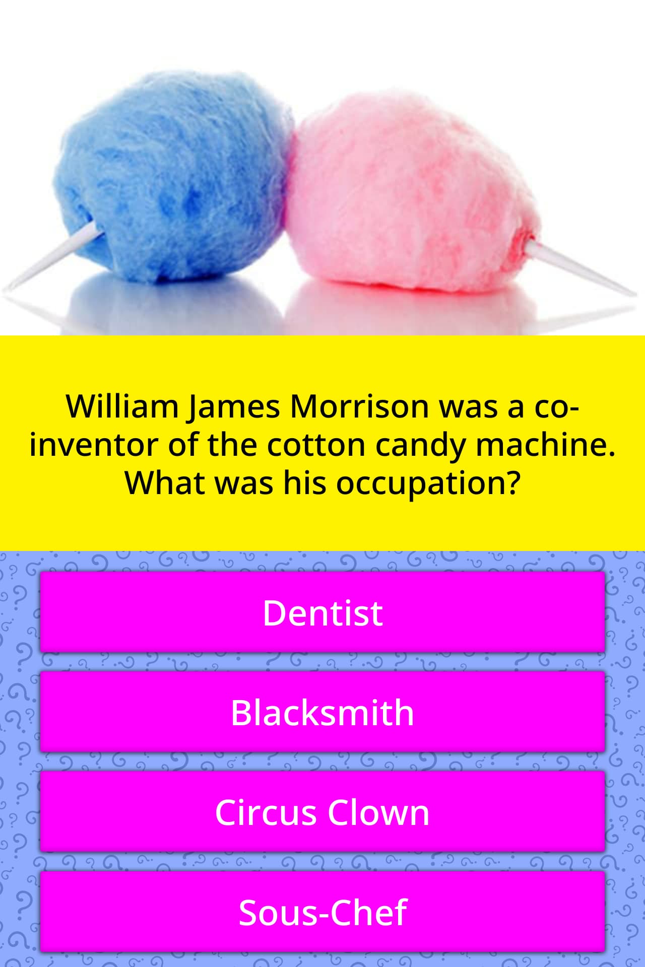 William James Morrison Cotton Candy