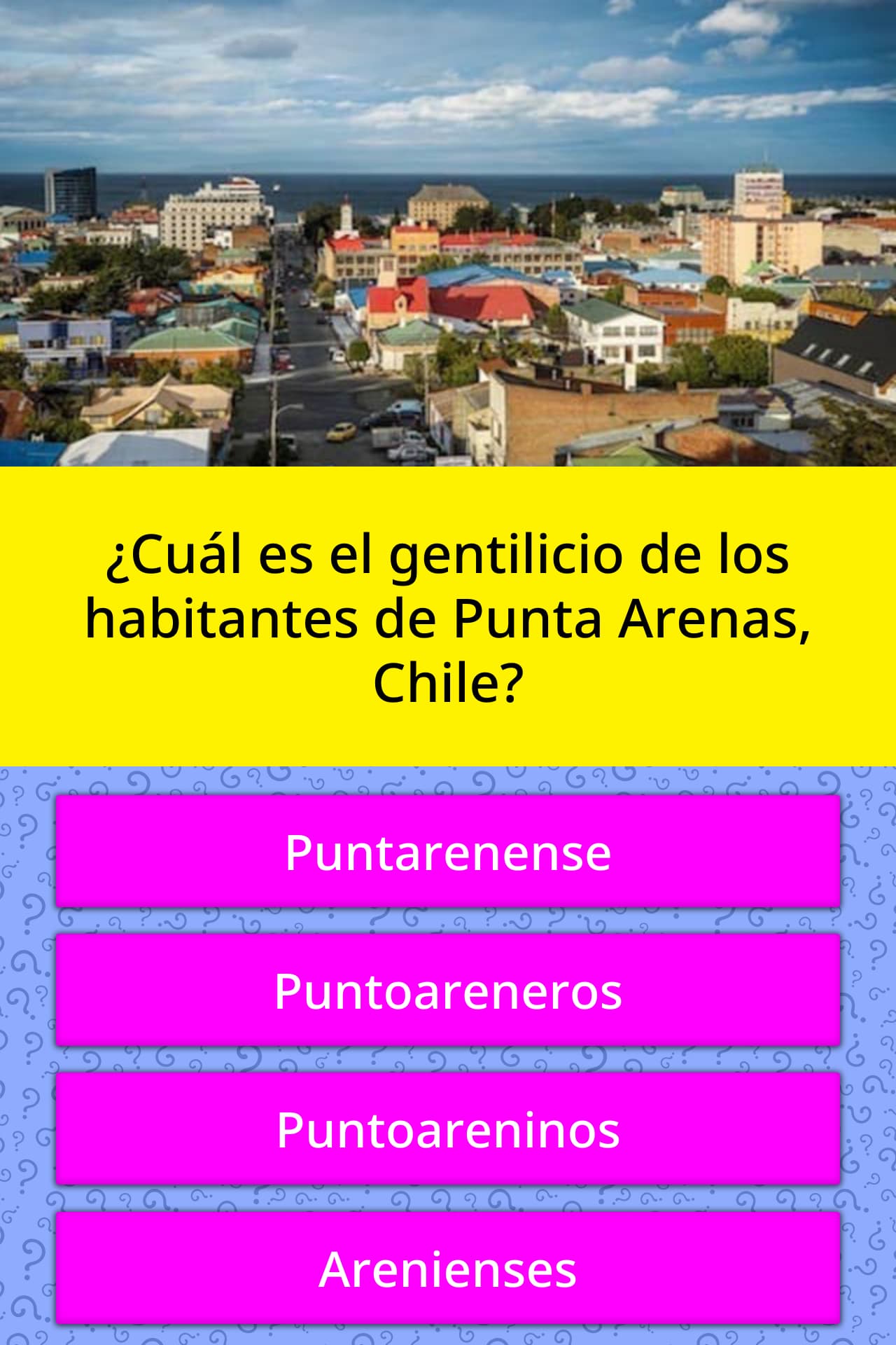 ¿Cuál es el gentilicio de los... | La respuesta de Trivia | QuizzClub