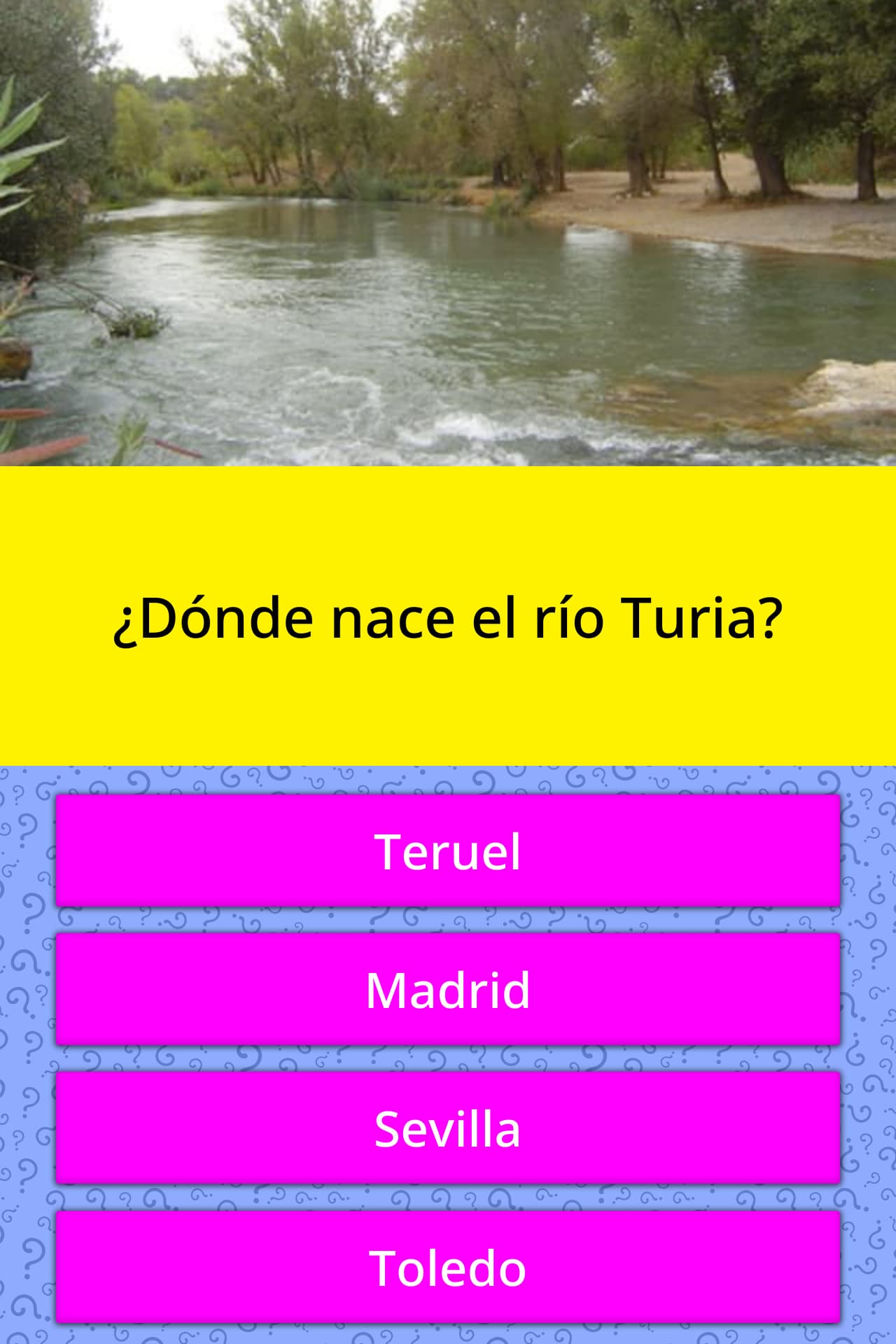 Donde Nace Y Desemboca El Rio Turia