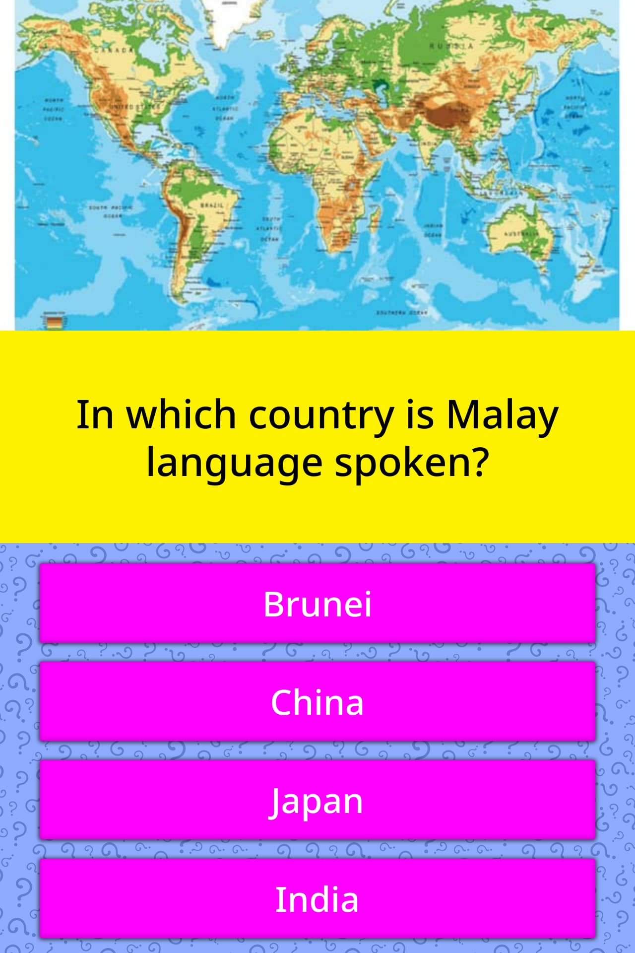 In Which Country Is Malay Language Trivia Answers Quizzclub