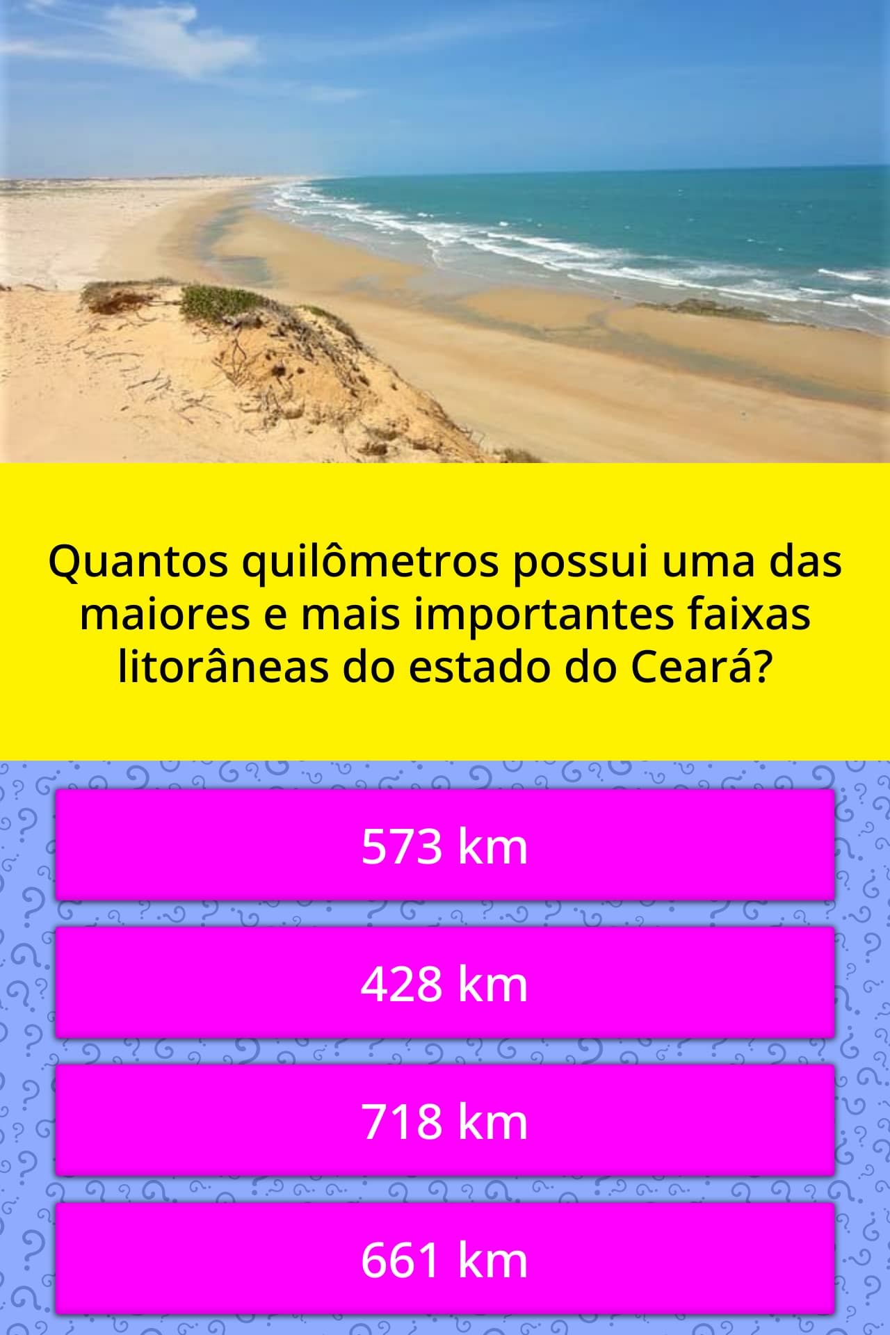 Quantos quilômetros possui uma das... Perguntas Triviais Quantos quilômetros possui uma das... Perguntas Triviais