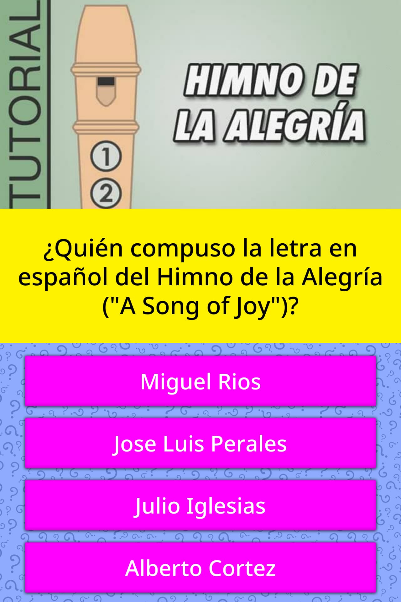  Qui n Compuso La Letra En Espa ol Las Preguntas Trivia