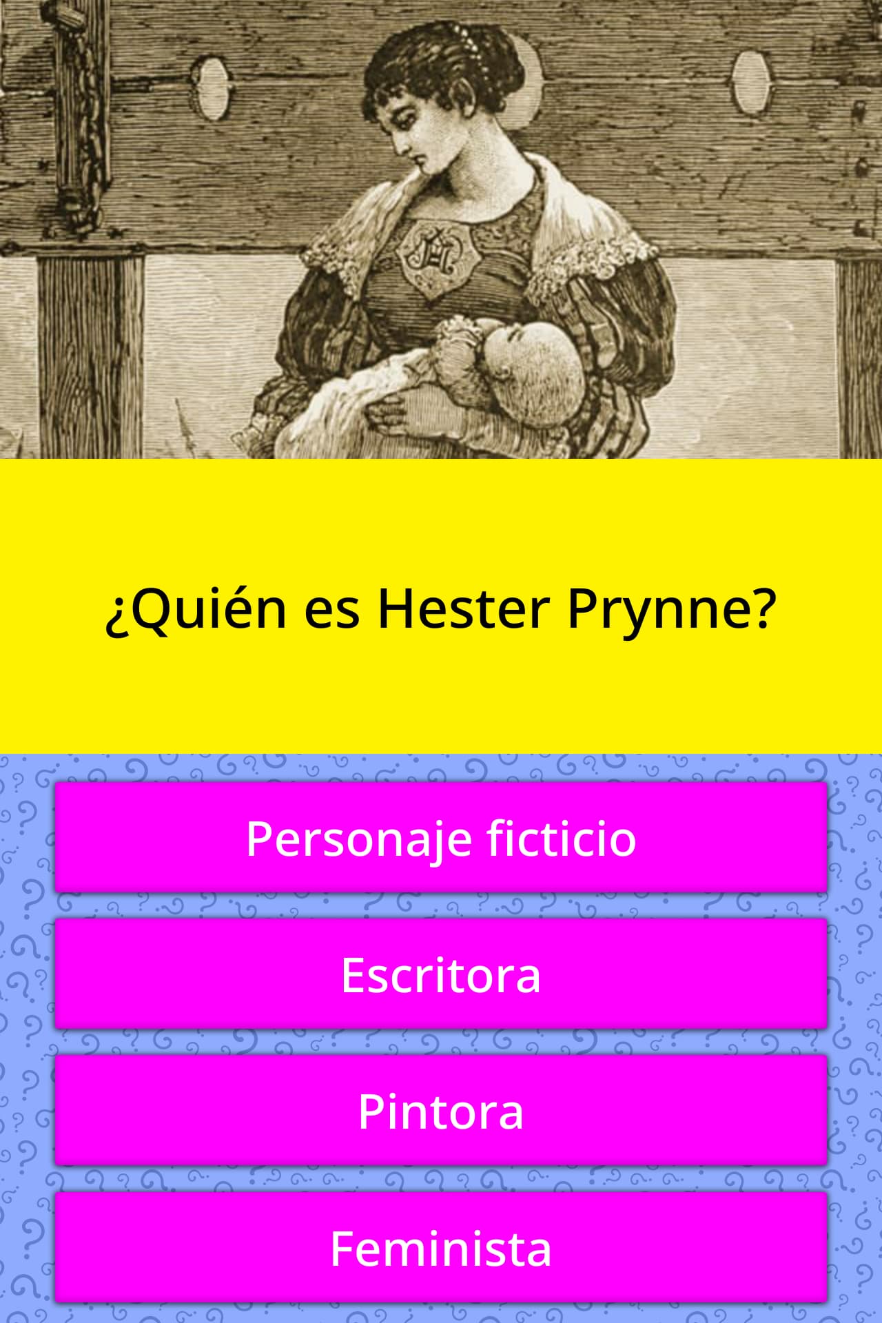 Quien Es Hester Prynne La Respuesta De Trivia Quizzclub