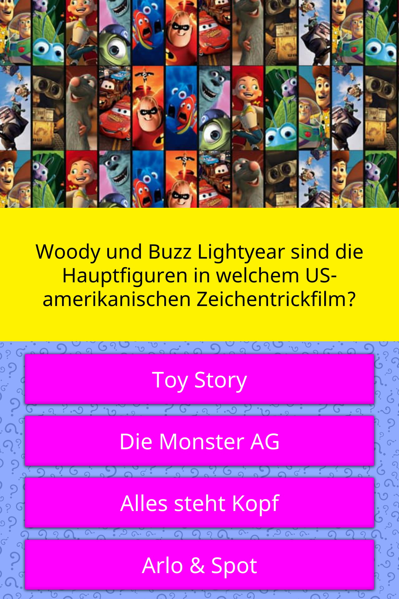 Woody And Buzz Lightyear Are The Trivia Questions QuizzClub