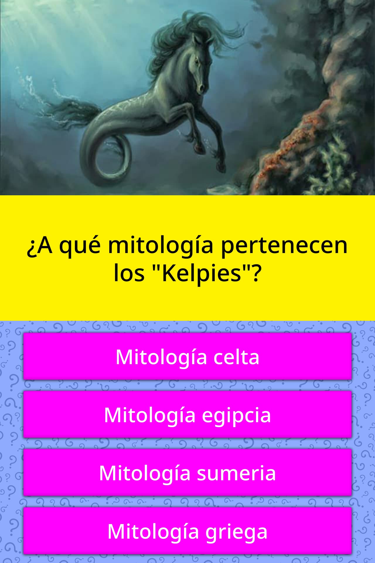 A Que Mitologia Pertenecen Los La Respuesta De Trivia