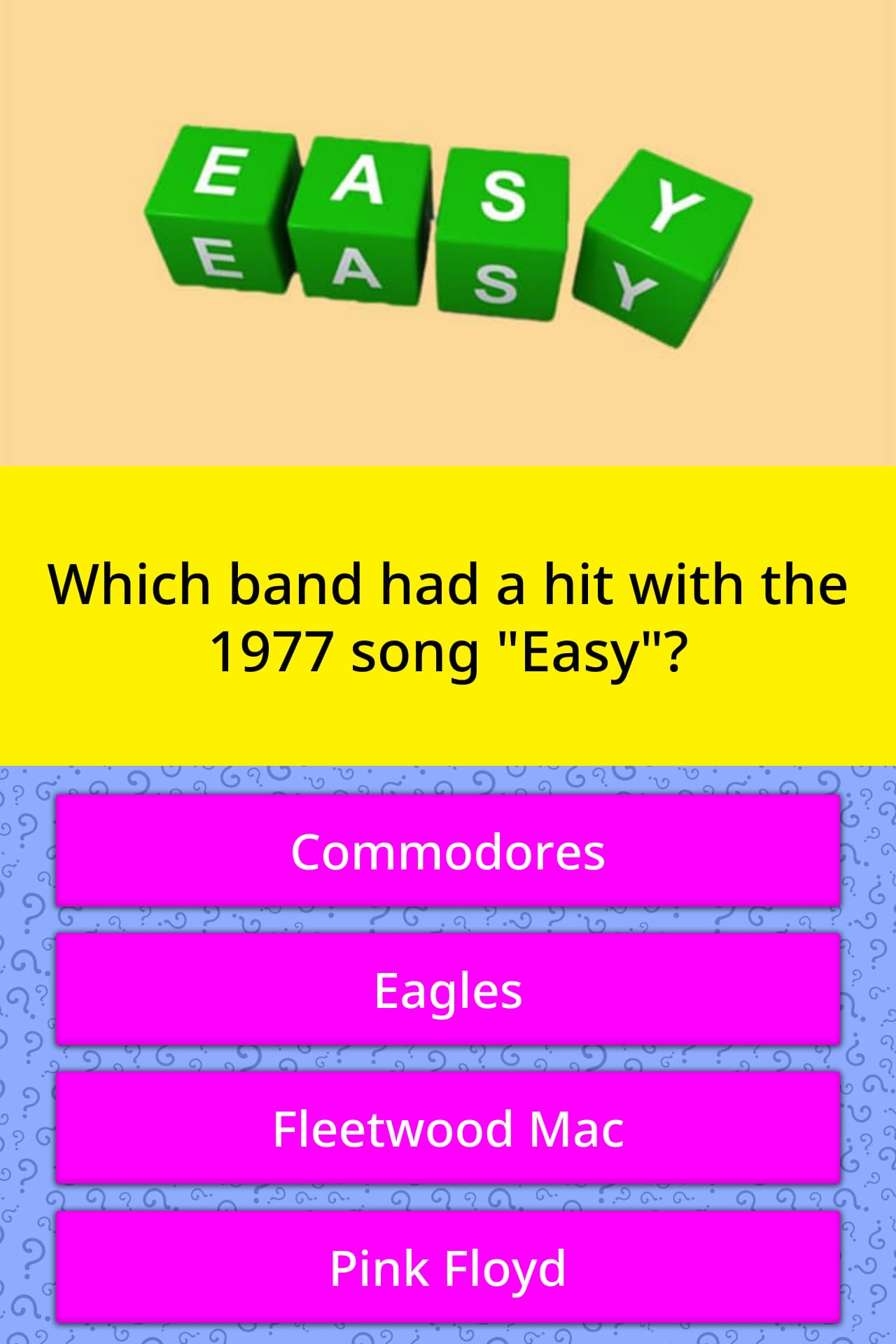 Which Band Had A Hit With The 1977 Trivia Questions QuizzClub