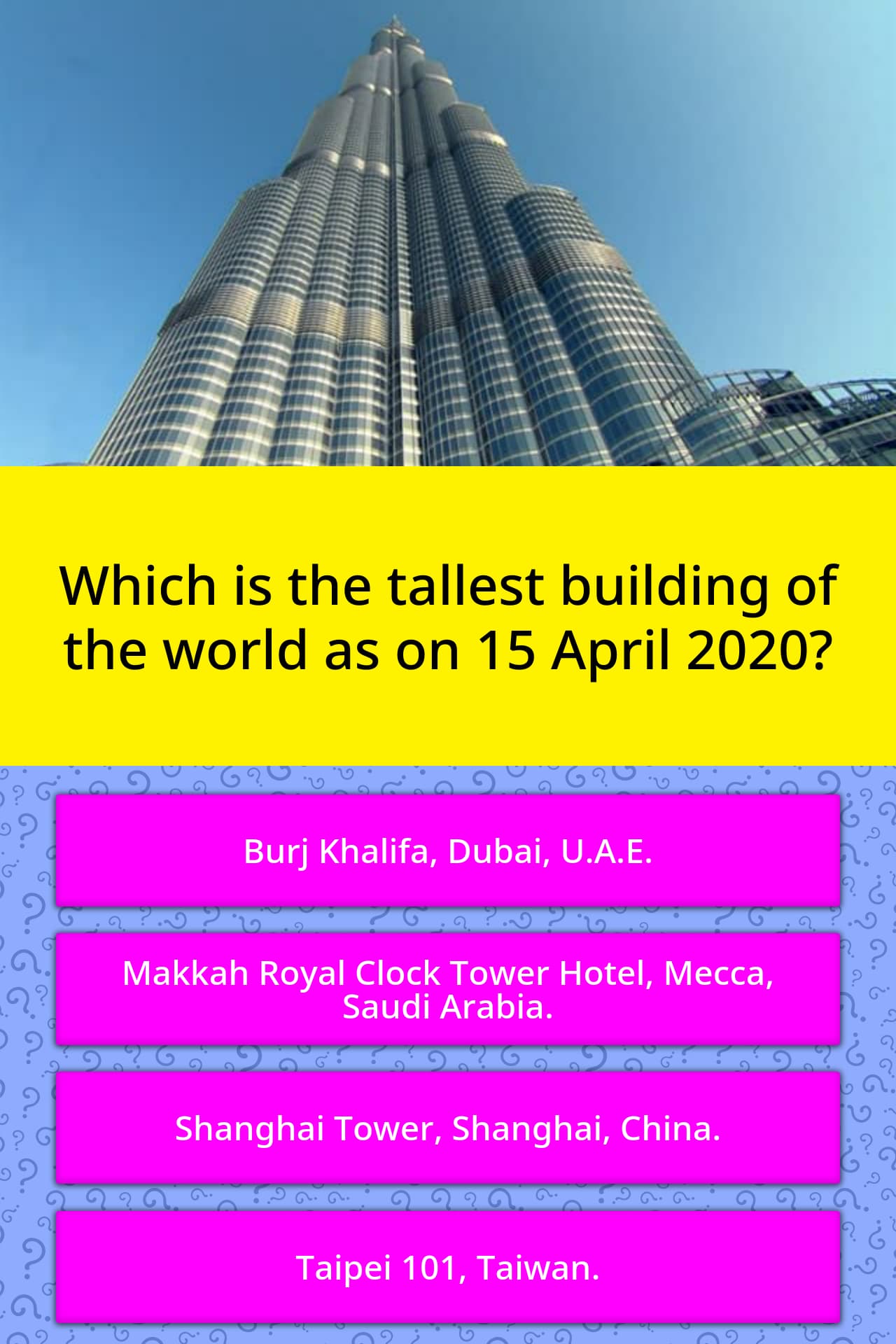 which-is-the-tallest-building-of-the-trivia-questions-quizzclub