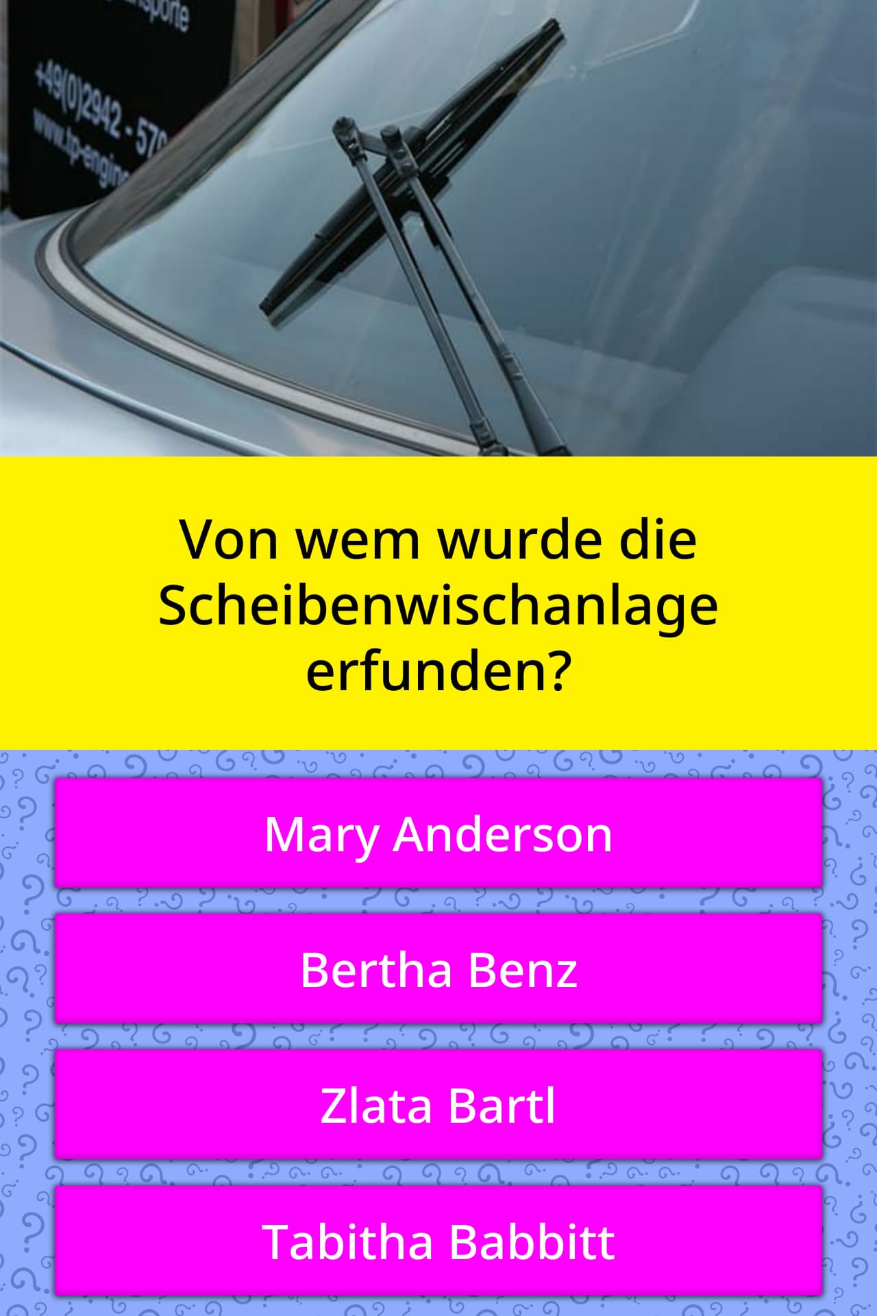 Von wem wurde die... Quizfragen Von wem wurde die... Quizfragen