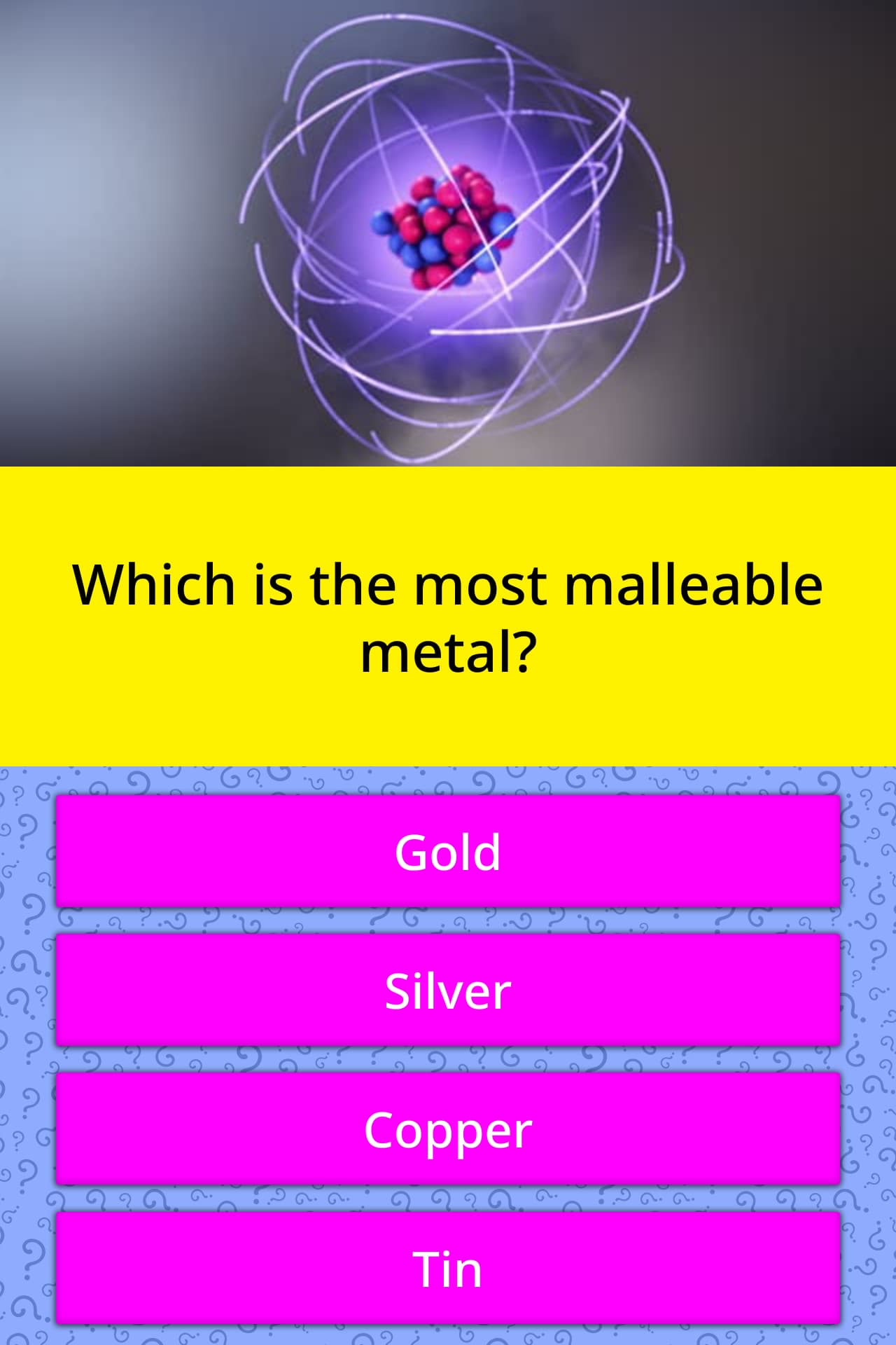 which-is-the-most-malleable-metal-trivia-questions-quizzclub