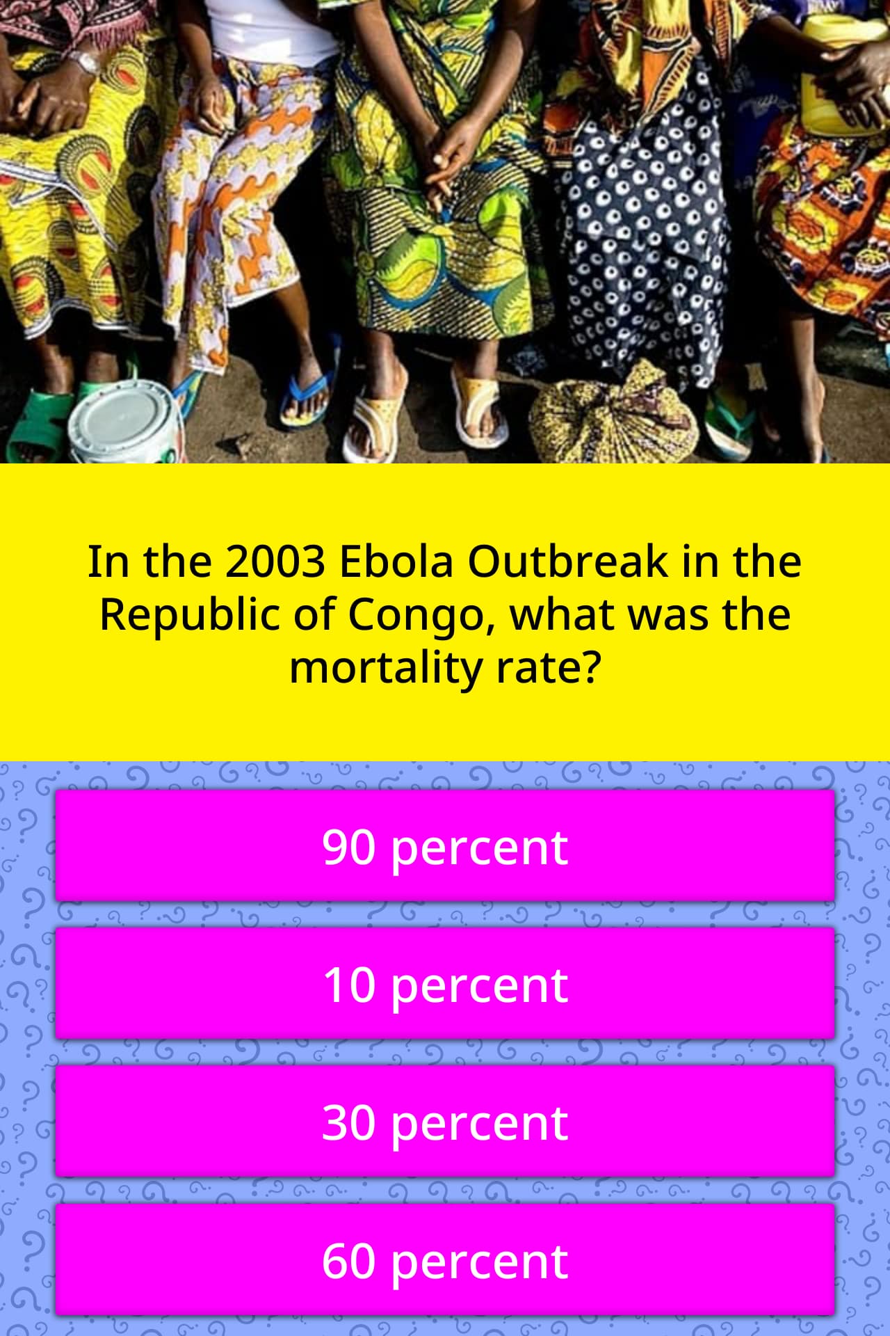 In The 2003 Ebola Outbreak In The Trivia Answers Quizzclub