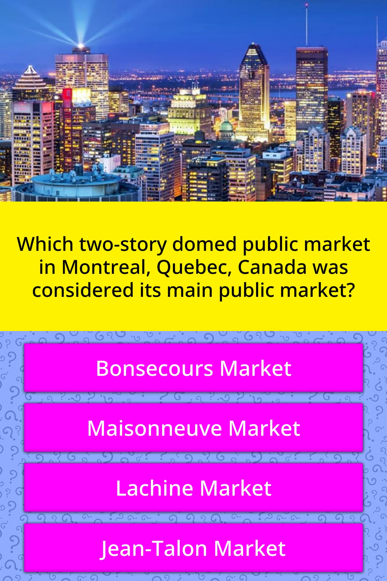Which Two Story Domed Public Market Trivia Questions Quizzclub