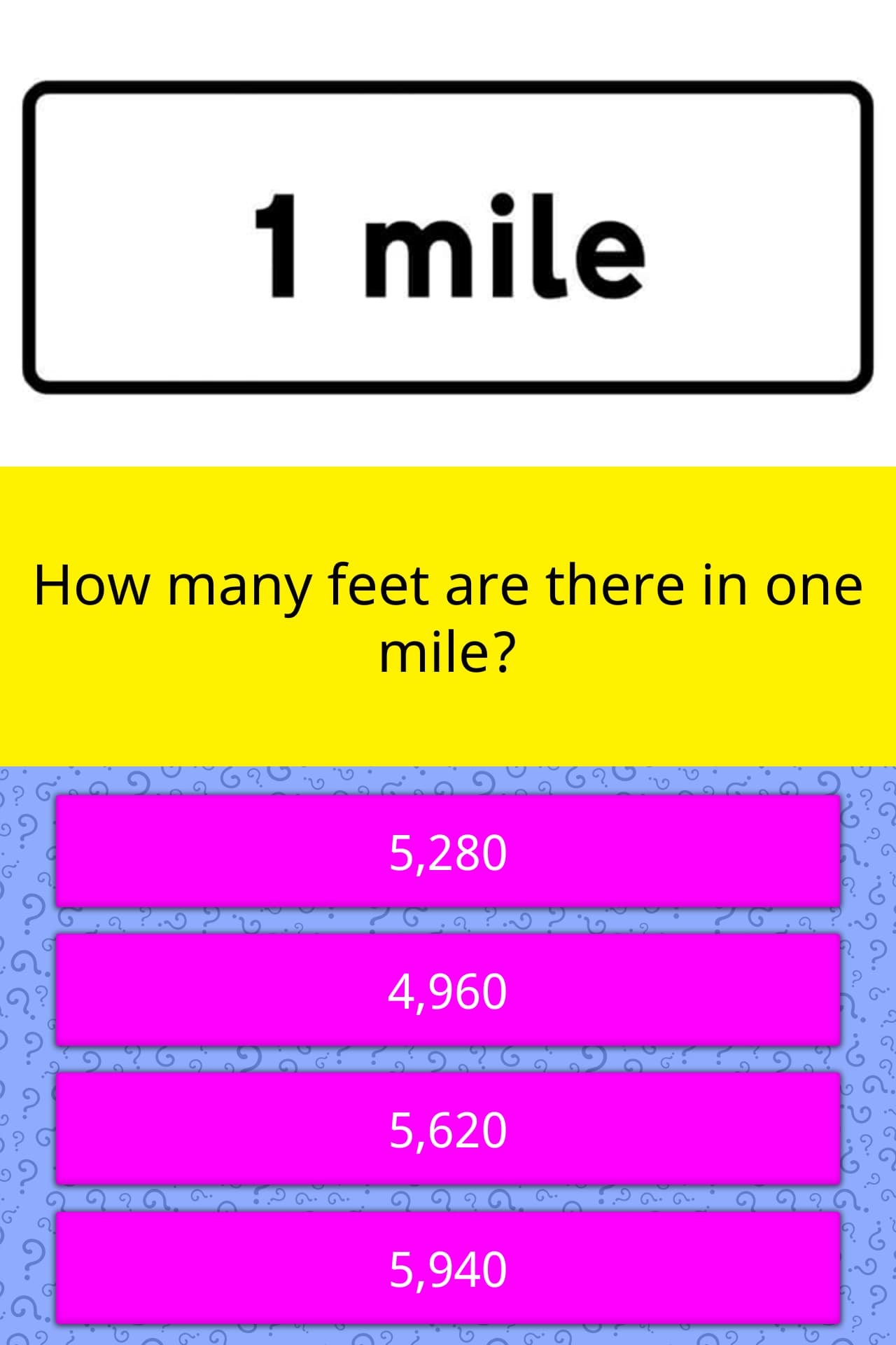 How Many Ft Is Mile