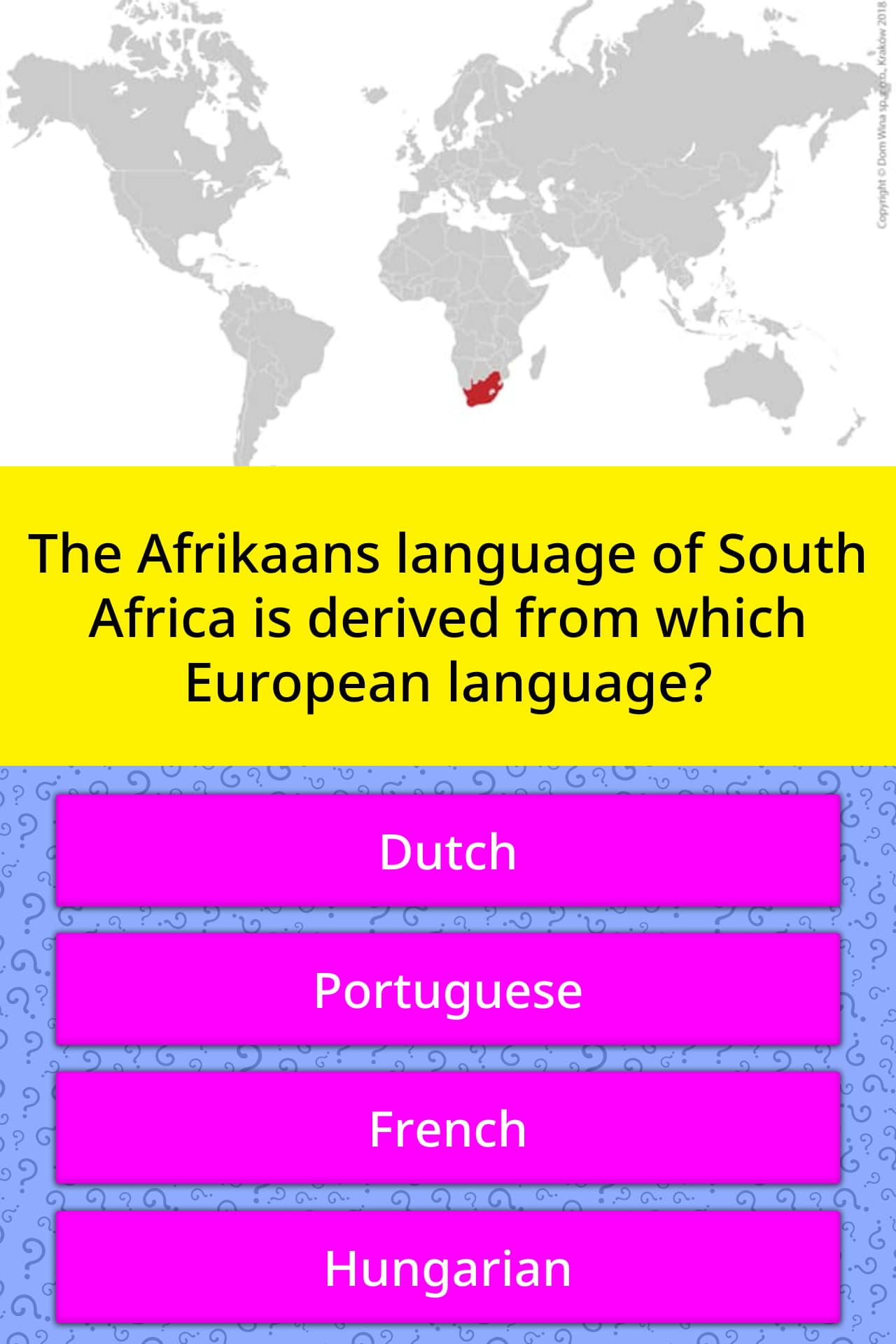 the-afrikaans-language-of-south-trivia-answers-quizzclub