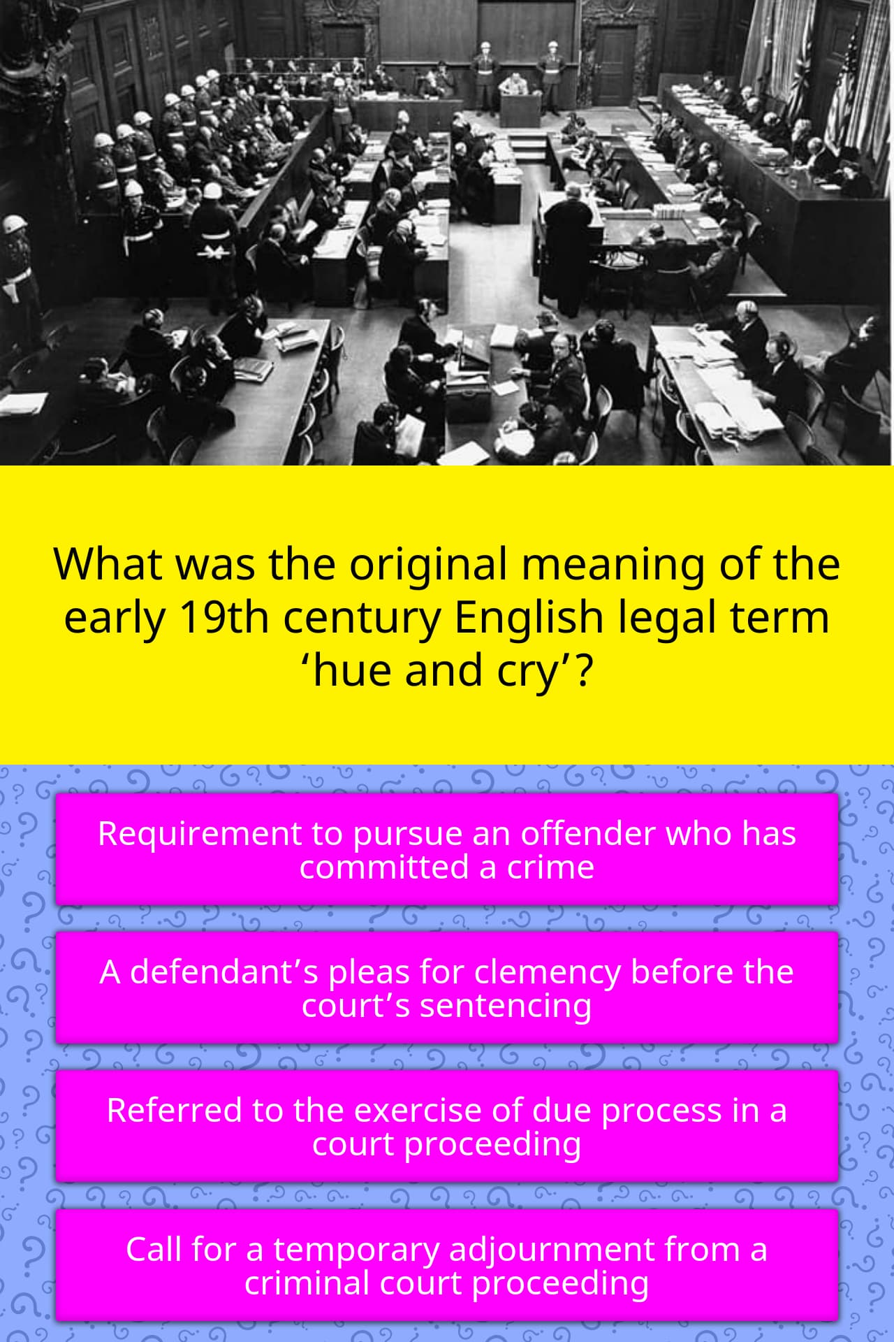 What Was The Original Meaning Of The Trivia Questions Quizzclub