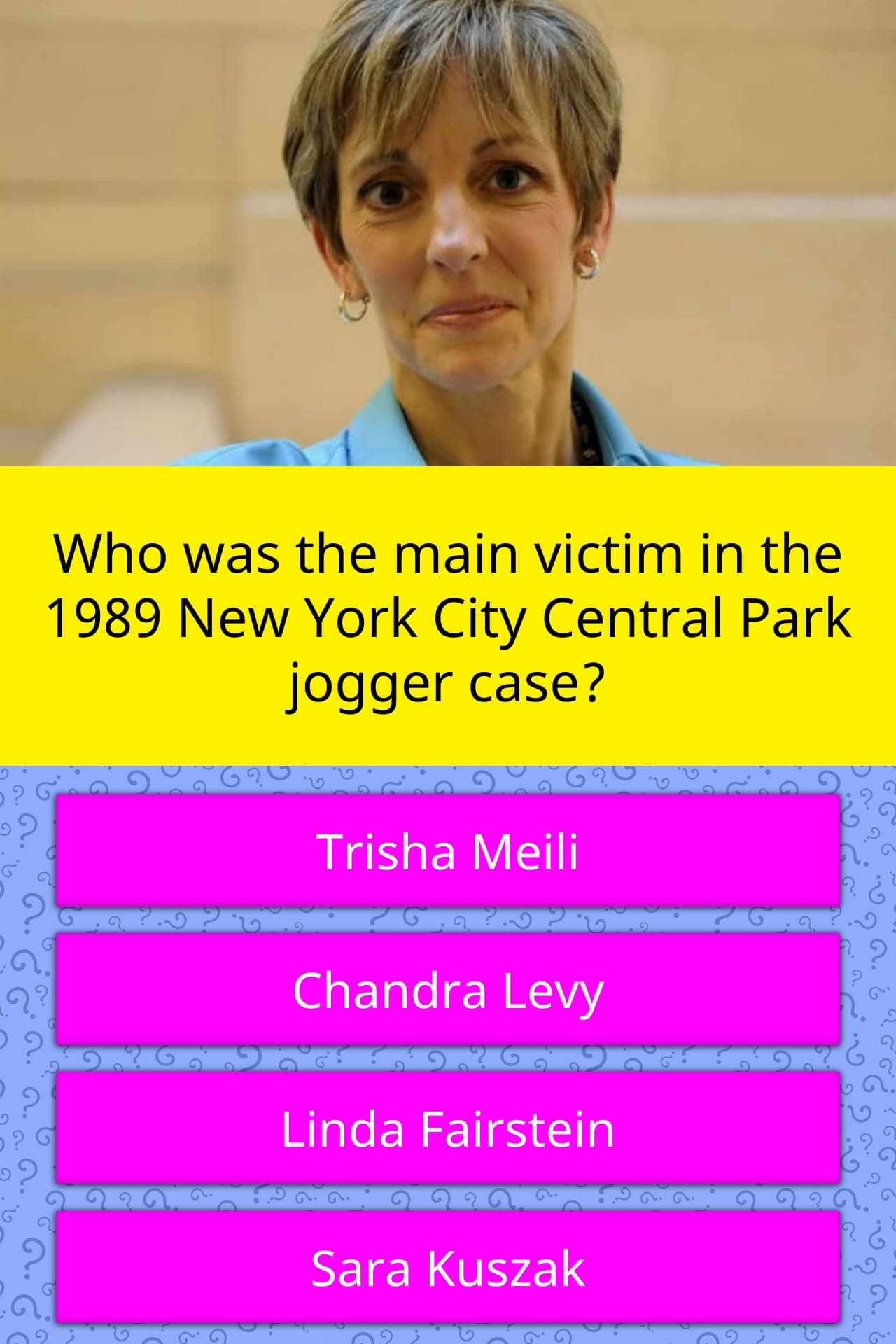 Who Was The Main Victim In The 1989 Trivia Questions Quizzclub