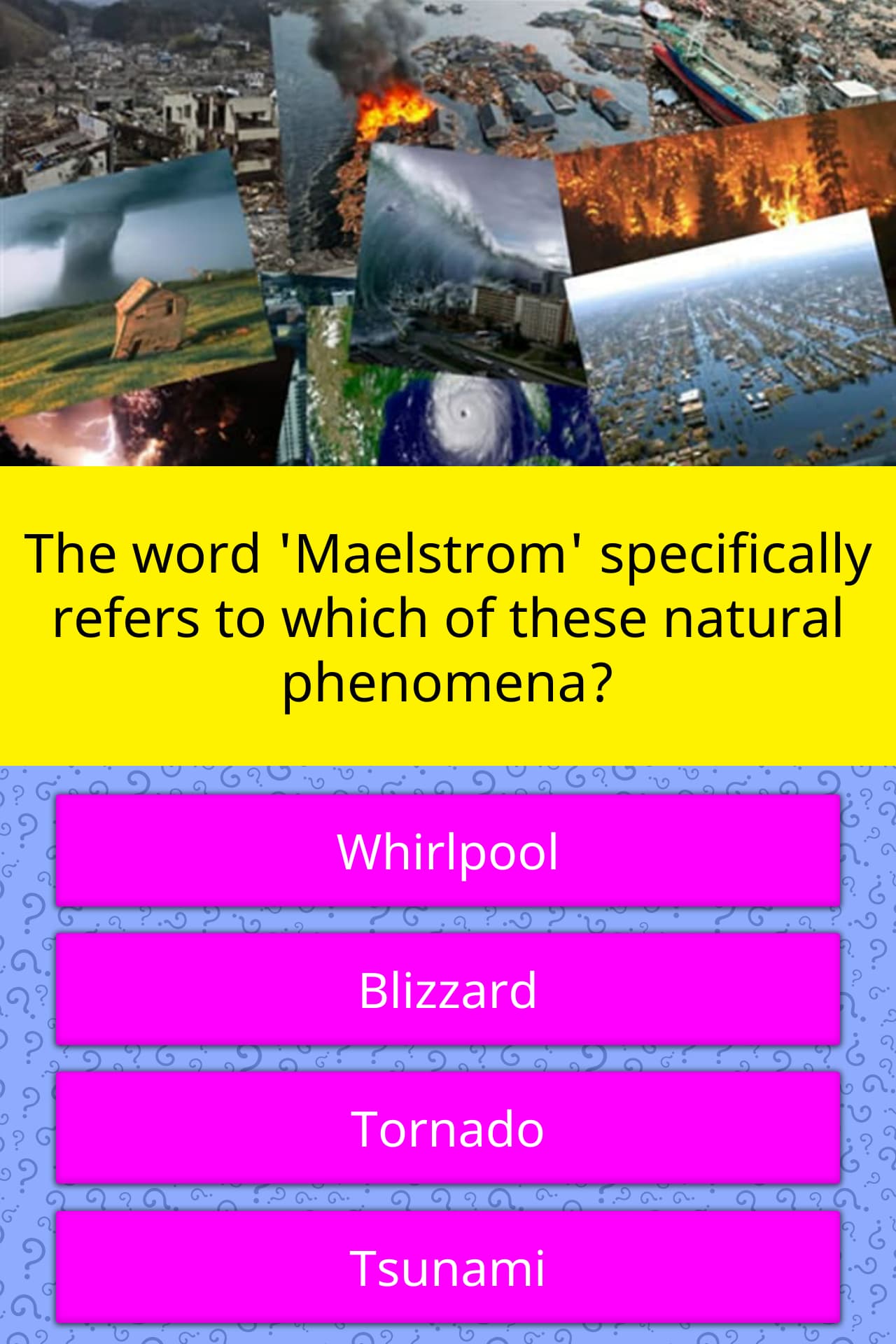 The Word Maelstrom Specifically Trivia Questions Quizzclub