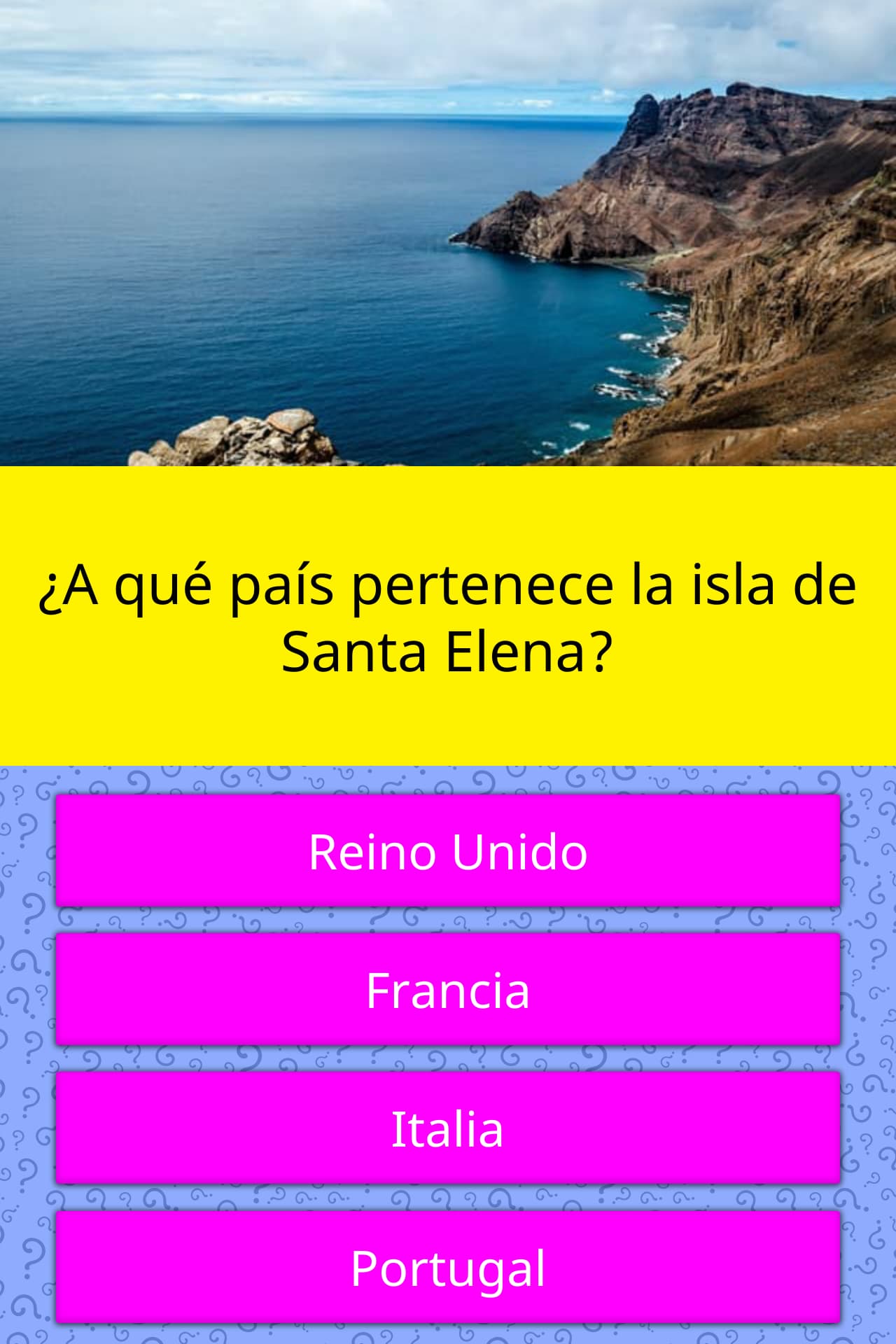 ¿A qué país pertenece la isla
