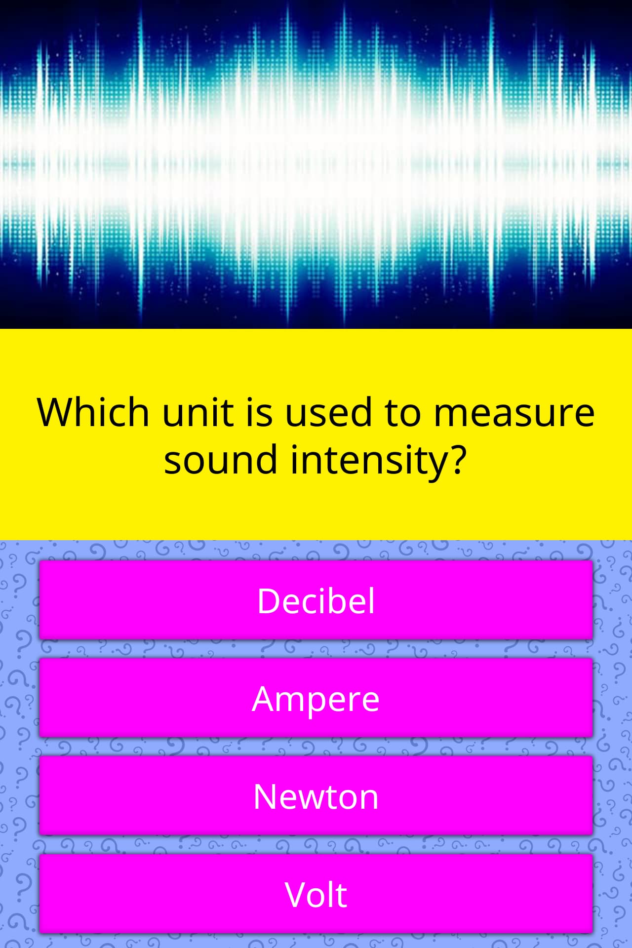 What Units Are Used To Measure Sound Energy