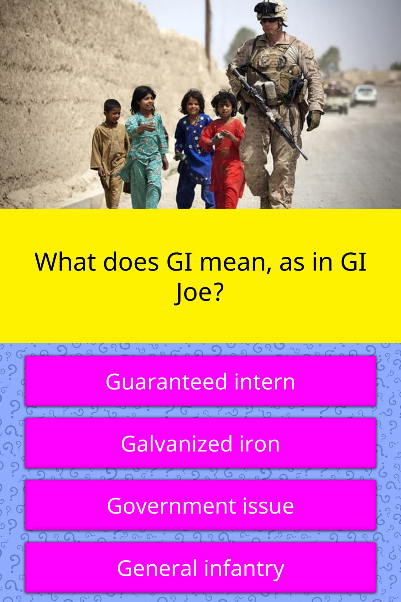 what-does-gi-mean-as-in-gi-joe-trivia-answers-quizzclub