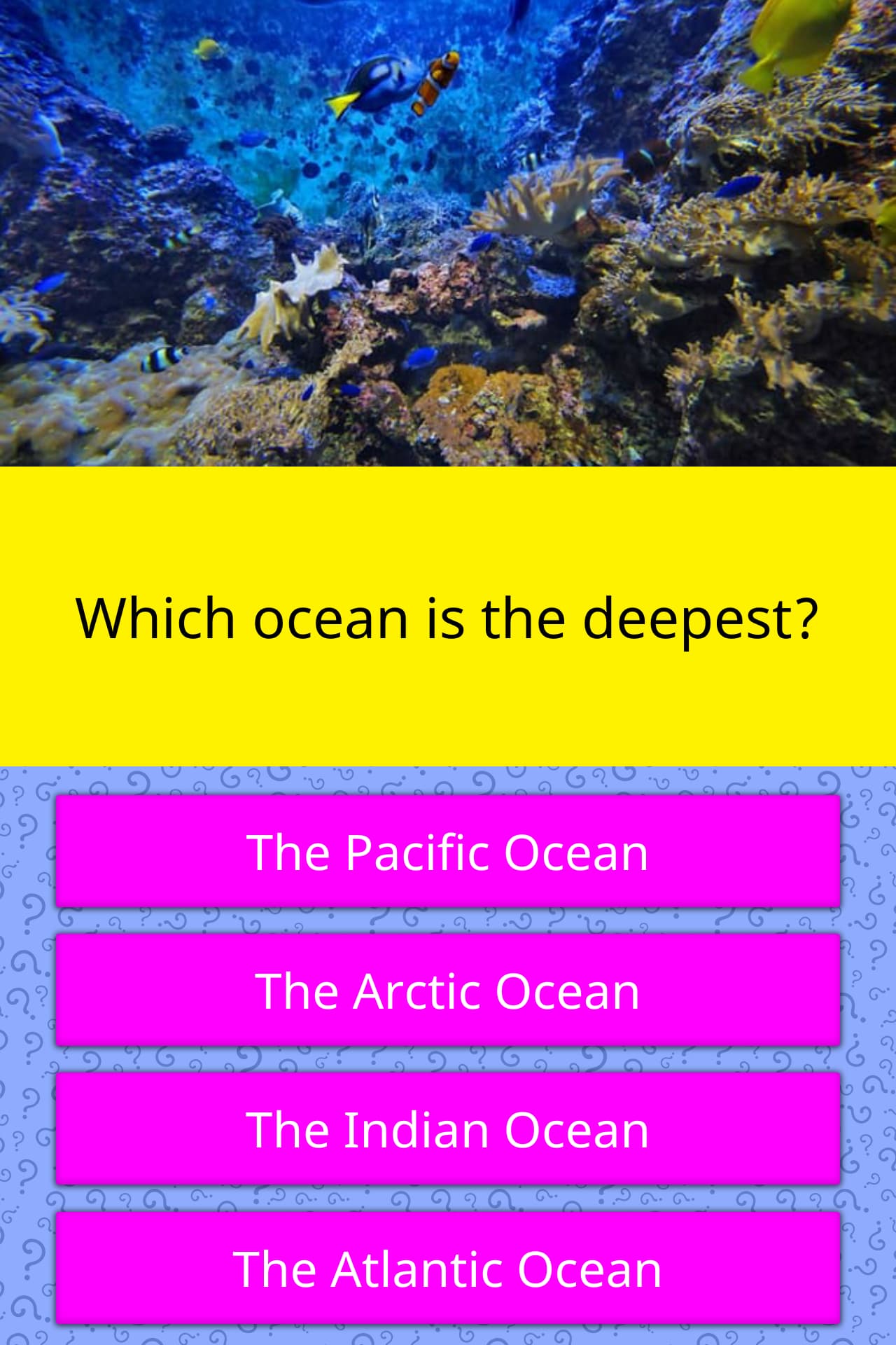 which-ocean-is-the-deepest-trivia-questions-quizzclub