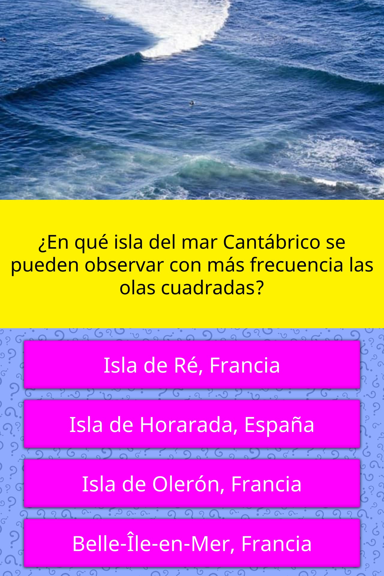 En Que Isla Del Mar Cantabrico Se La Respuesta De Trivia