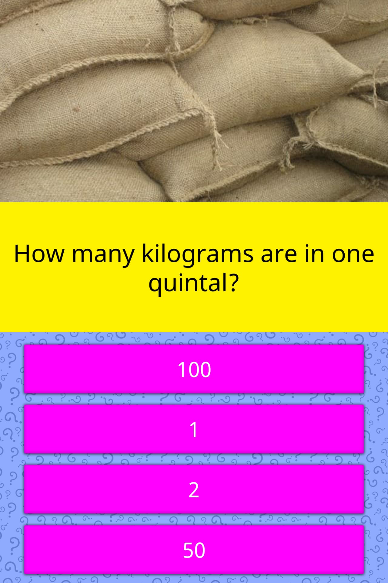 how-many-kilograms-are-in-one-quintal-trivia-questions-quizzclub