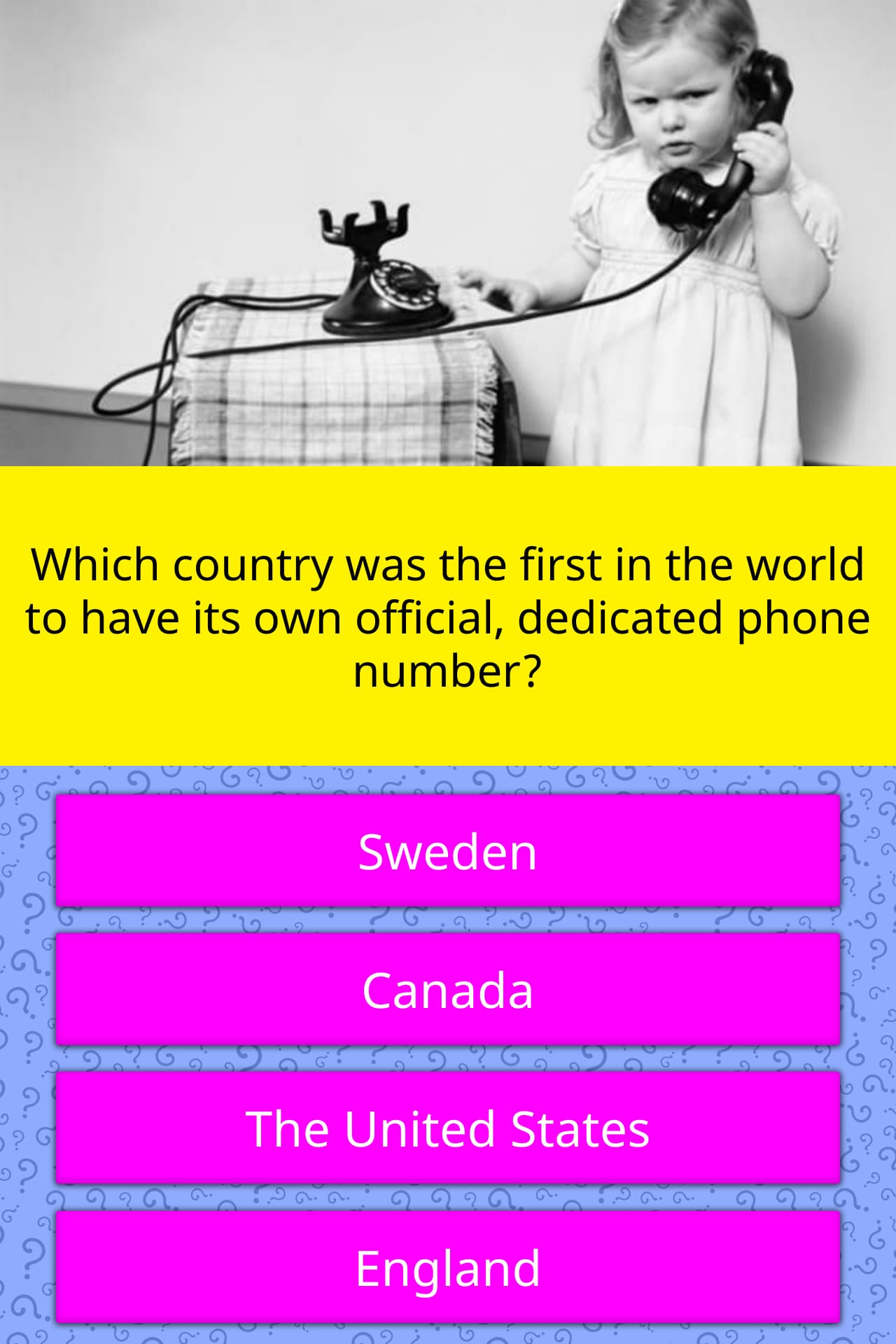 Which Country Was The First In The Trivia Questions QuizzClub