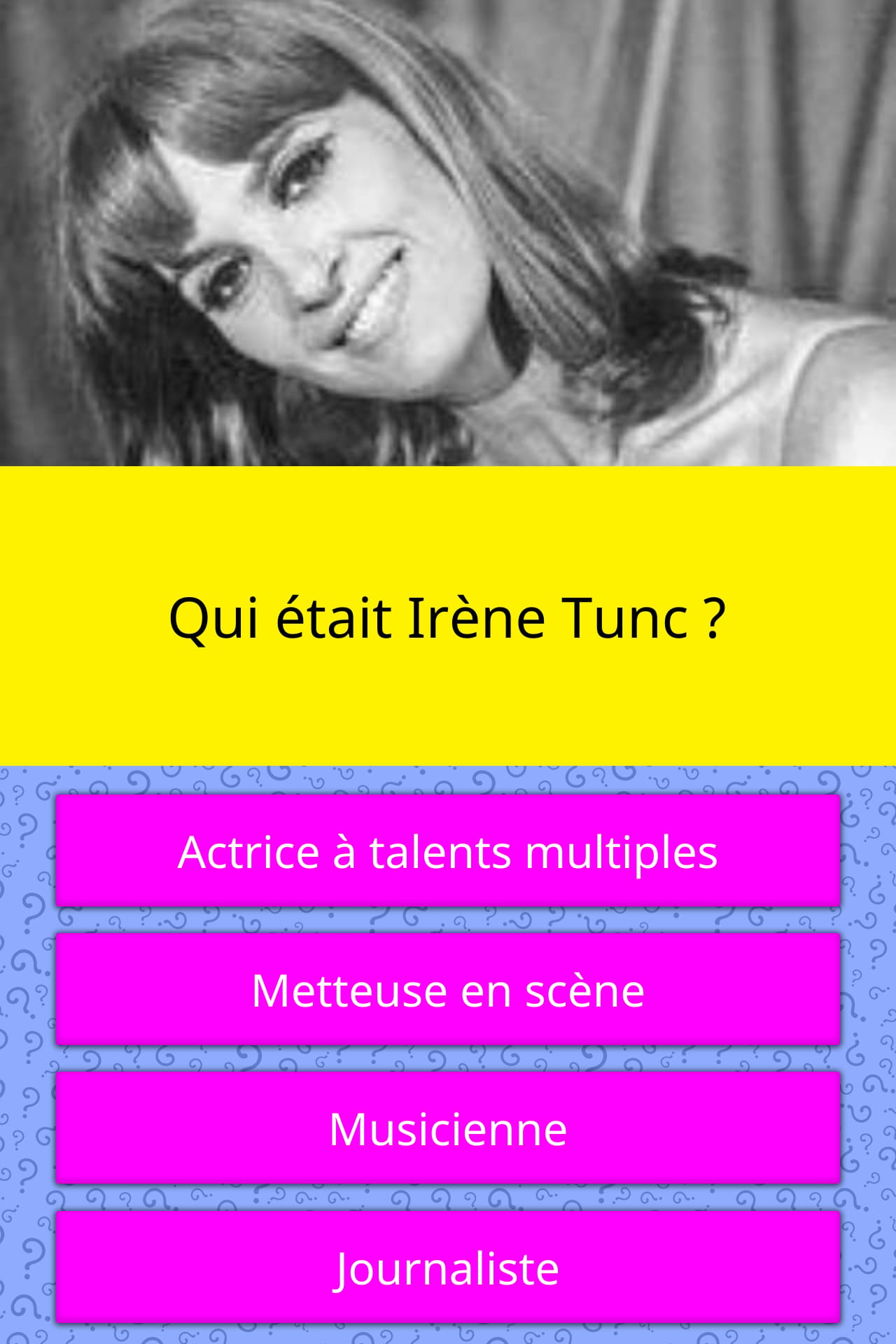 Qui était Irène Tunc ? Questions