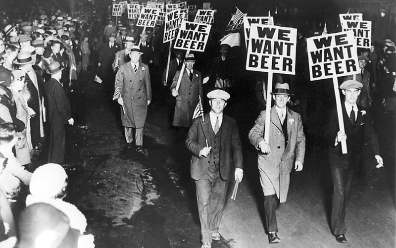 History Trivia Question: Prohibition began and ended in what years?