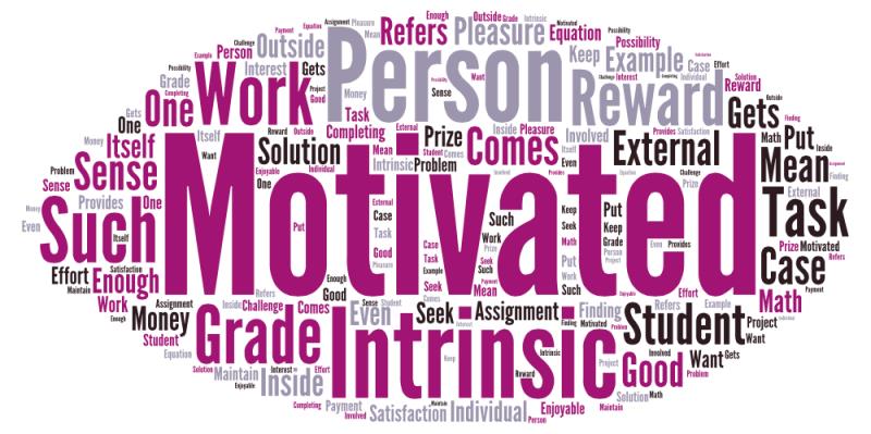 Society Trivia Question: What is "Intrinsic Motivation" driven by?