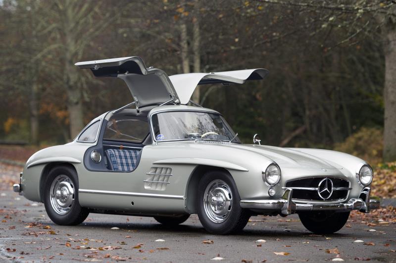 Society Trivia Question: What year did Mercedes-Benz introduce the 300SL gull-wing?