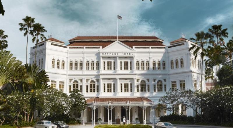 Geography Trivia Question: There is a famous hotel In Singapore called "Raffles". Where did the name come from?