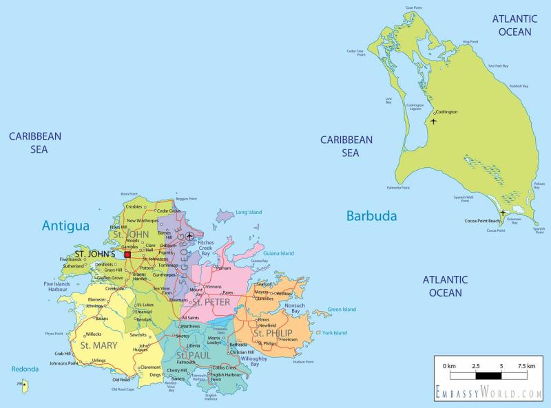 География Вопрос: Как переводится название государства Антигуа и Барбуда?