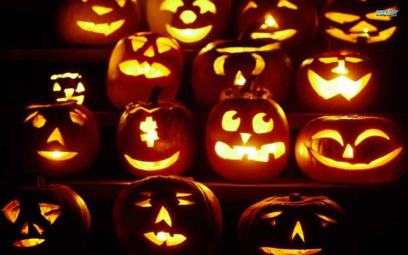 Culture Trivia Question: Where did jack-o'-lanterns originate and what where they first made of?