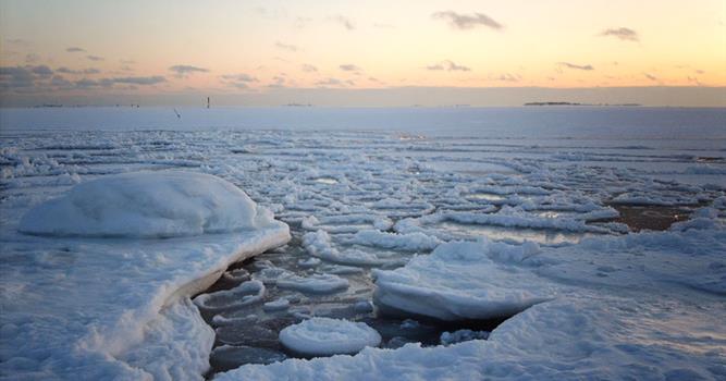 Наука Вопрос: Как известно, айсберги состоят из пресной замороженной  воды. А из какой воды состоит морской лёд?