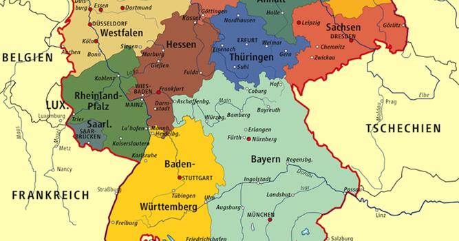 География Вопрос: В какой части нынешней Германии расположена историческая область Швабия?