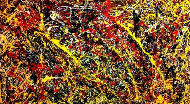 Culture Trivia Question: Which influential American painter who was the leading force behind the abstract expressionist movement in the art world, painted this?