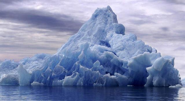 Science Trivia Question: Approximately how much of an iceberg is visible above the water?