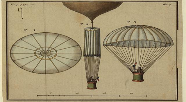 History Trivia Question: Who invented the modern parachute?