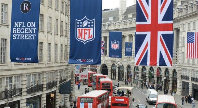 Sport Trivia Question: In what year was the first game of American football played at Wembley in London?