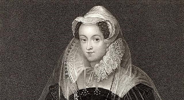 History Trivia Question: How old was Mary, Queen of Scots when she acceded to the Scottish throne?