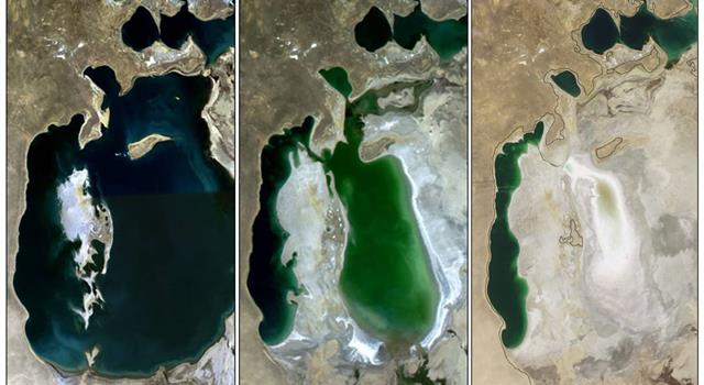 Geography Trivia Question: The Aral Sea lies between Uzbekistan and which other country?