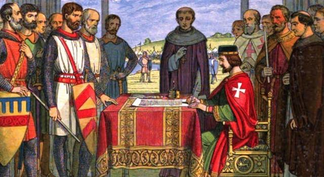 History Trivia Question: What famous battle took place two hundred years after the sealing of the Magna Carta?