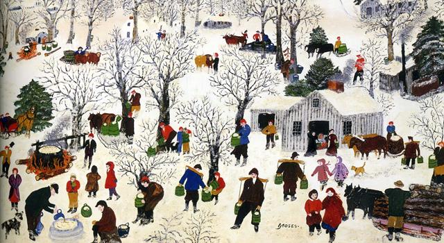 Culture Trivia Question: What is the name of this "Grandma Moses" painting?