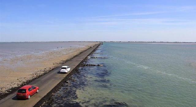 Geography Trivia Question: What is the over 2.5 mile long submersible causeway which connects Noirmoutier island to the French mainland?