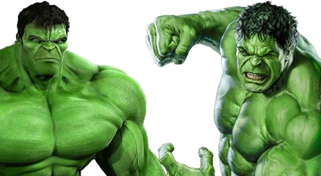 Culture Trivia Question: What was the original color chosen for the 'Hulk'?