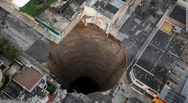 Geography Trivia Question: Where did this sinkhole that swallowed a 3-story factory in 2010 occur?