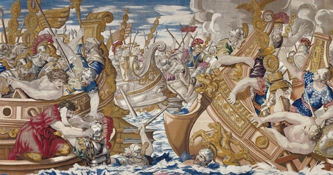 История Вопрос: Какое сражение считается последним великим морским сражением античности между флотами Древнего Рима (имело место во время гражданских войн)?