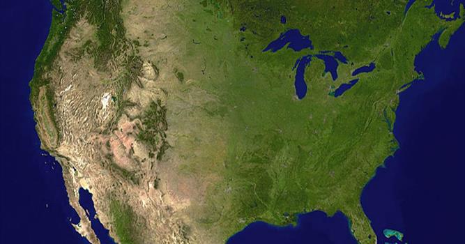 География Вопрос: Какой штат США имеет выход как к Атлантическому океану, так и к некоторым из Великих озёр?